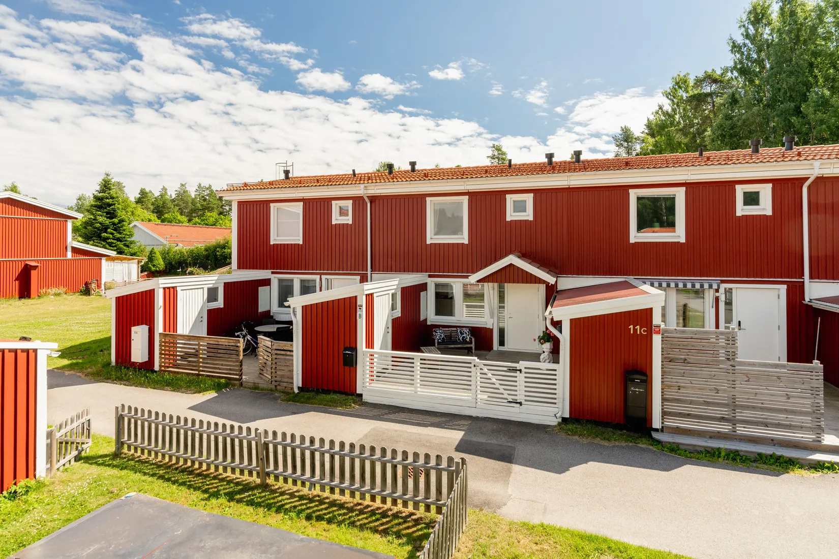 Radhus, Trumslagarvägen 11B, Södra Bomhus, Gävle