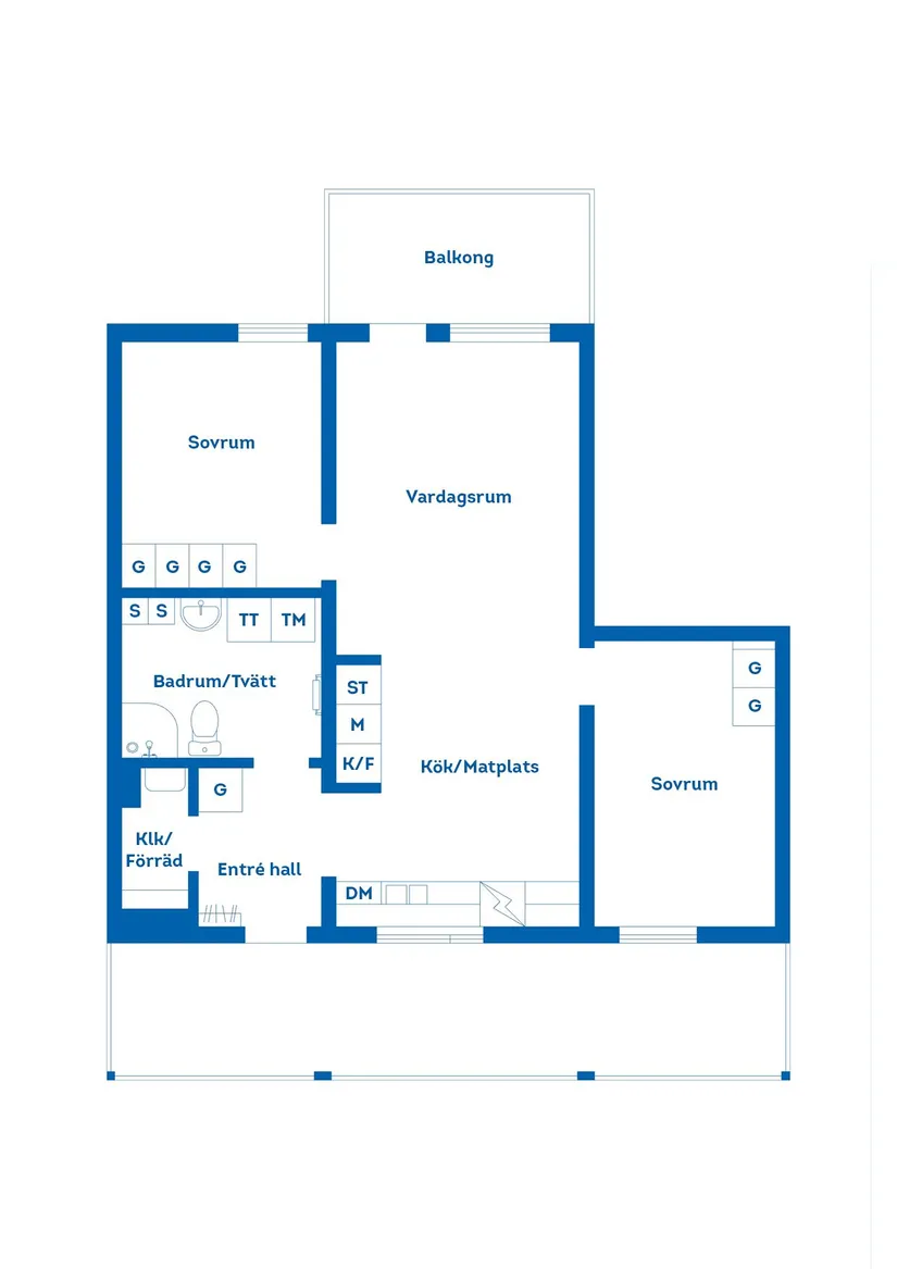 Bostadsrätt, Blåportshöjden 6B, Blå Port, Karlskrona
