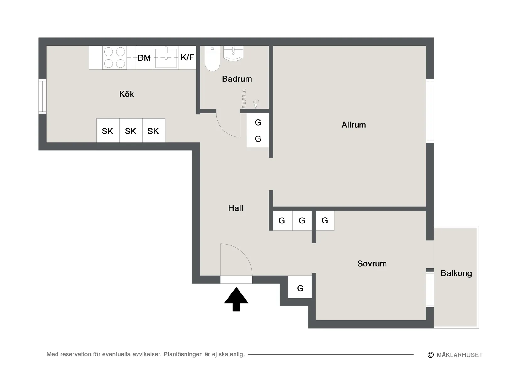Bostadsrätt, Backgatan 23 D, Simrishamn