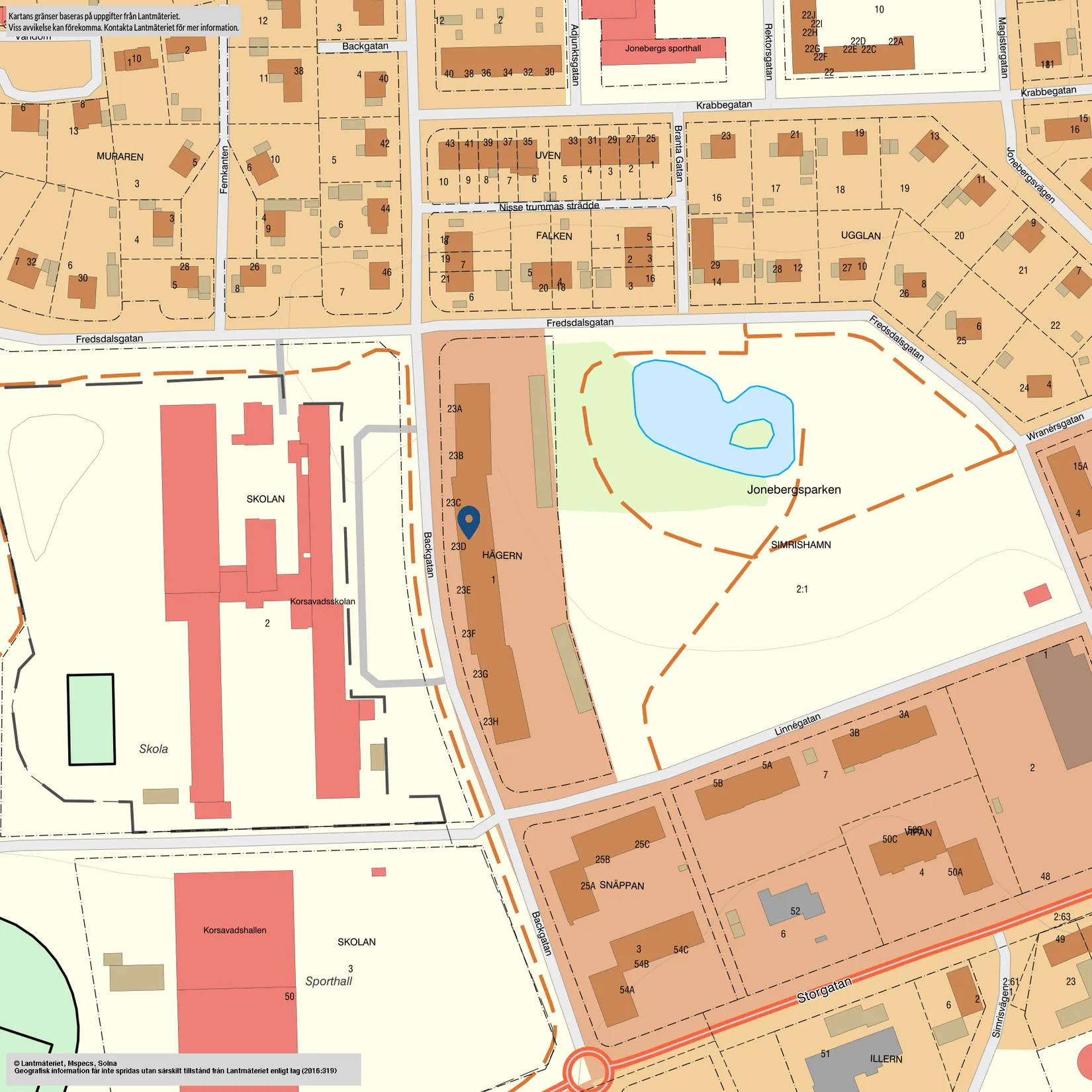 Bostadsrätt, Backgatan 23 D, Simrishamn