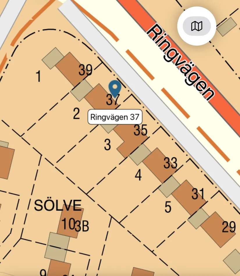 Radhus, Ringvägen 37, Östanås, Köping