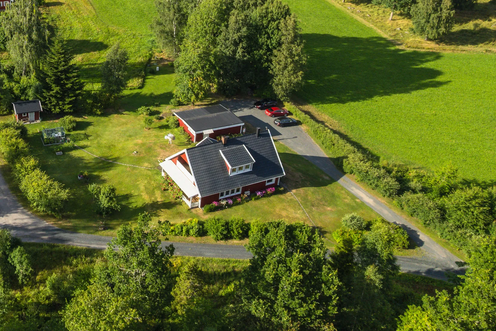Villa, Backalund Ekbacken, Lantligt utanför Valla, Katrineholm