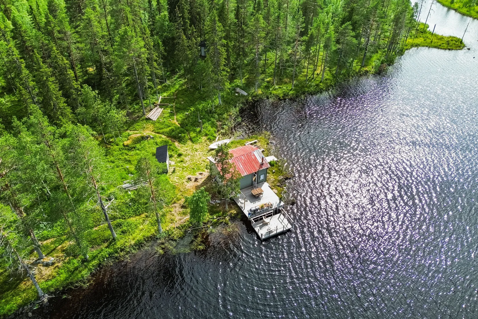 Fritidshus, Svarttjärnvägen, Föllinge, Krokom