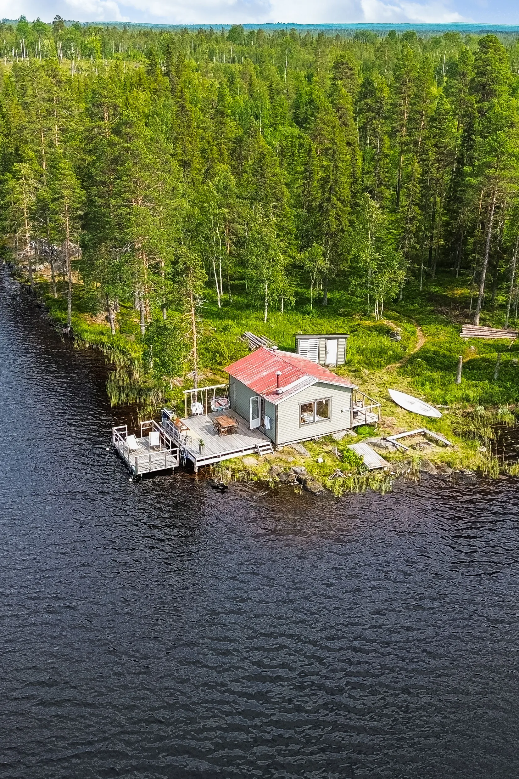 Fritidshus, Svarttjärnvägen, Föllinge, Krokom