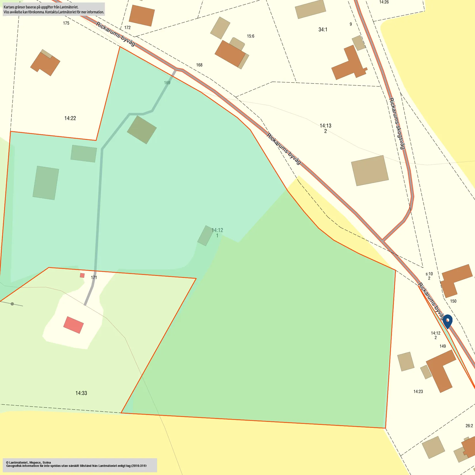 Gård/Skog, Rickarums byväg 169, Kristianstad