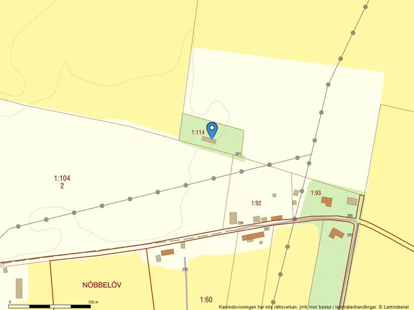 Tomt, Ugerupsvägen 301, Kristianstad