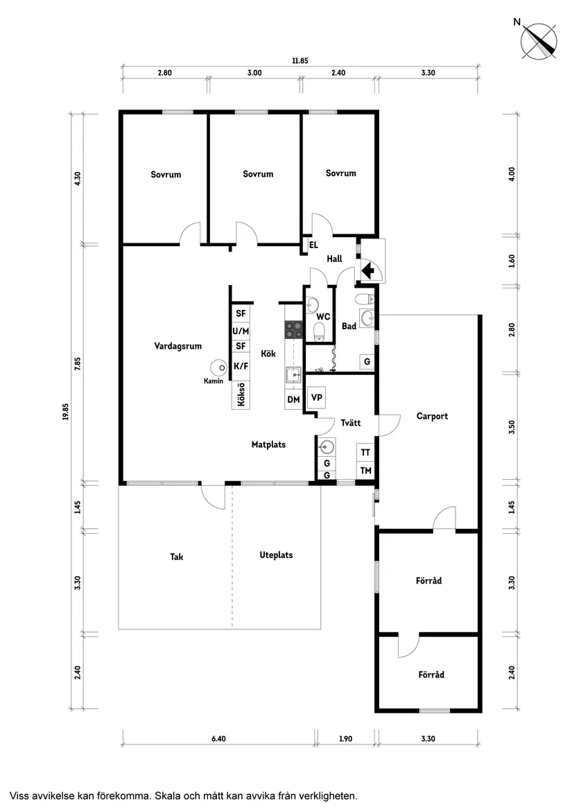 Villa, Lekplatsvägen 5, Vallda, Kungsbacka