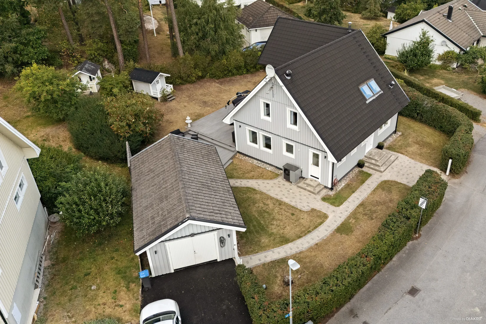 Villa, Hornblåsargränd 5, Gribbylund, Täby