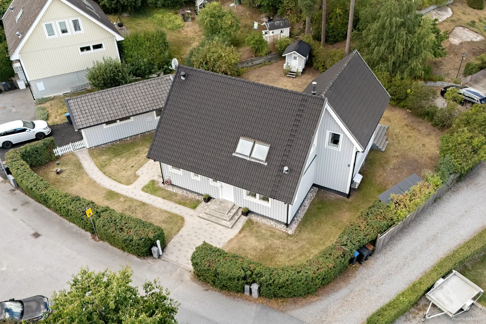 Villa, Hornblåsargränd 5, Gribbylund, Täby