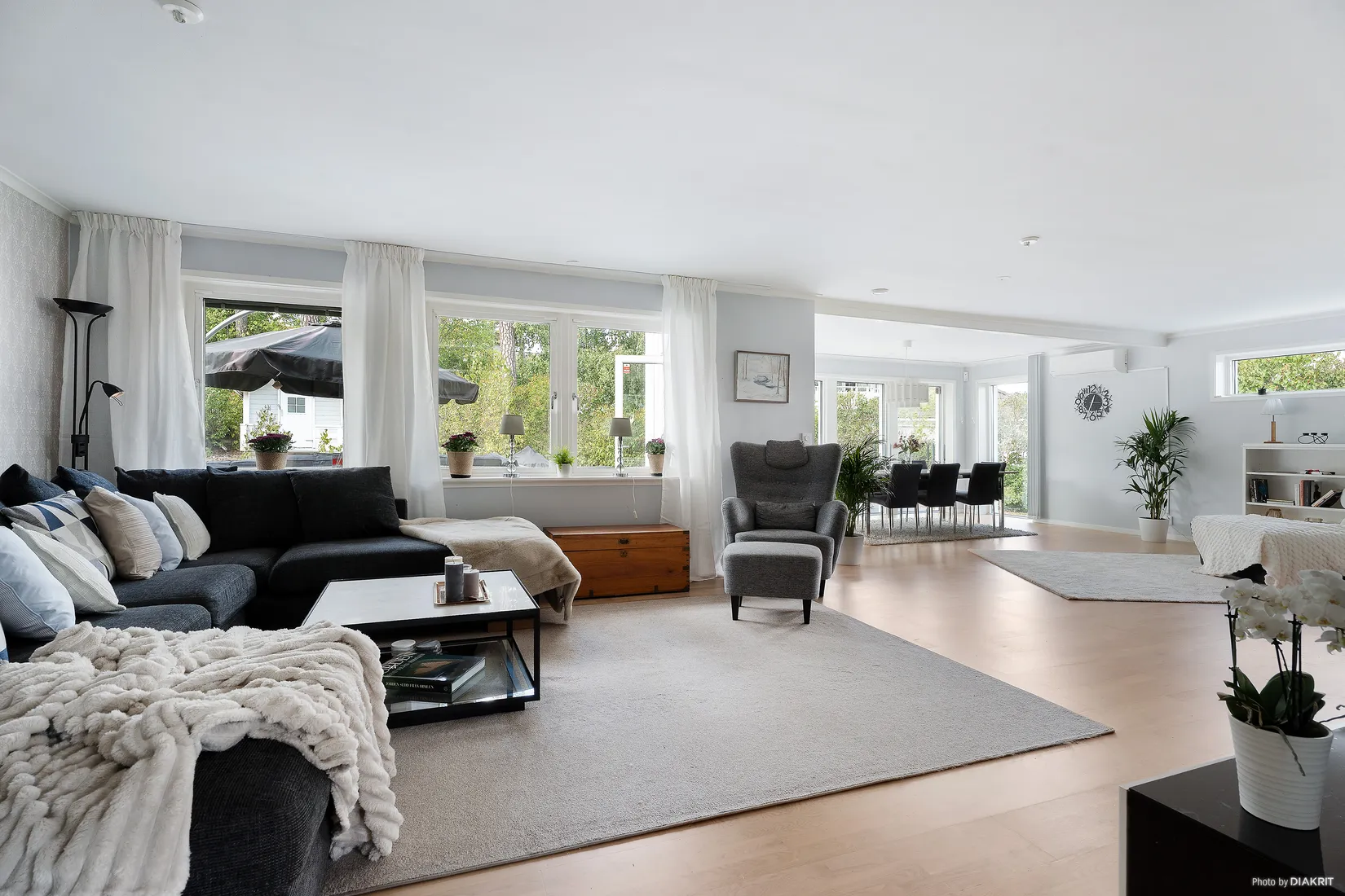 Villa, Hornblåsargränd 5, Gribbylund, Täby