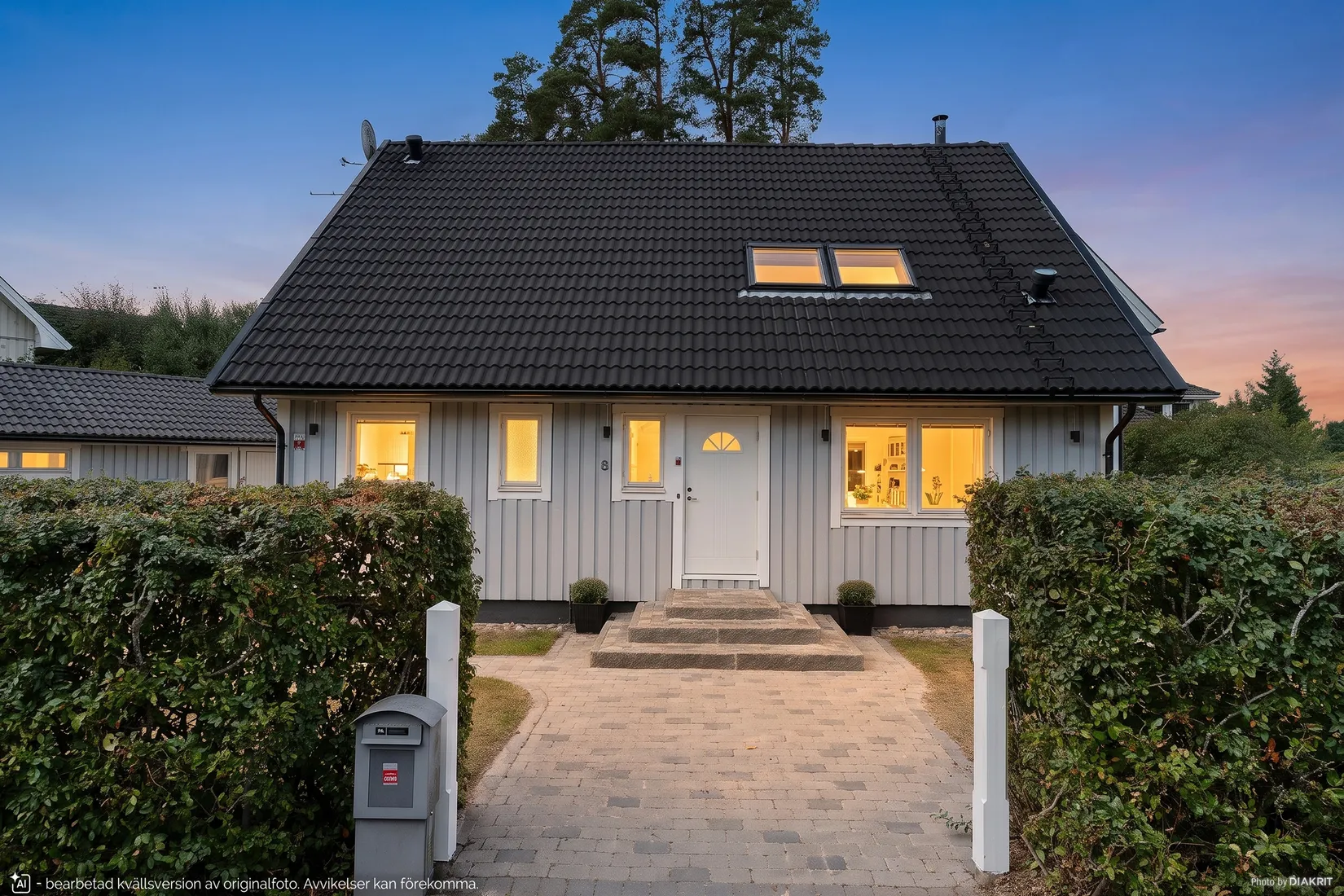 Villa, Hornblåsargränd 5, Gribbylund, Täby