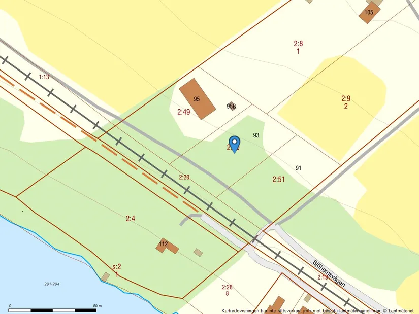 Tomt, Sjöhemsvägen 93, Ås, Krokom