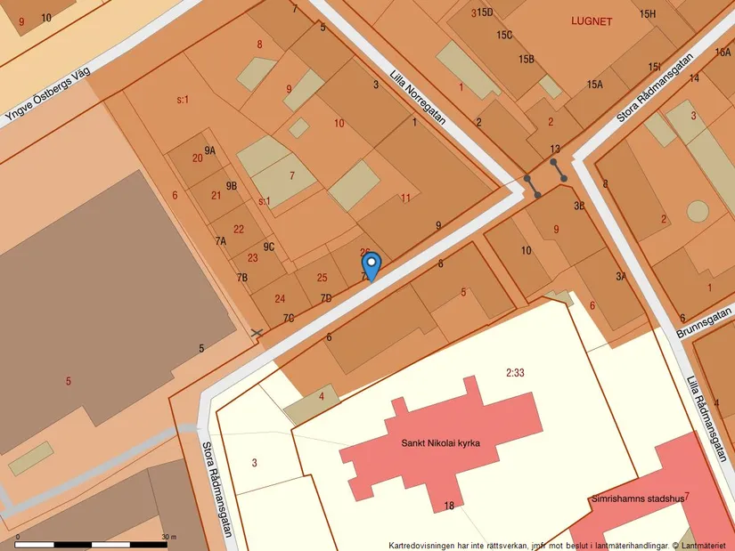 Radhus, Stora Rådmansgatan 7E, Simrishamn - Centralt, Simrishamn