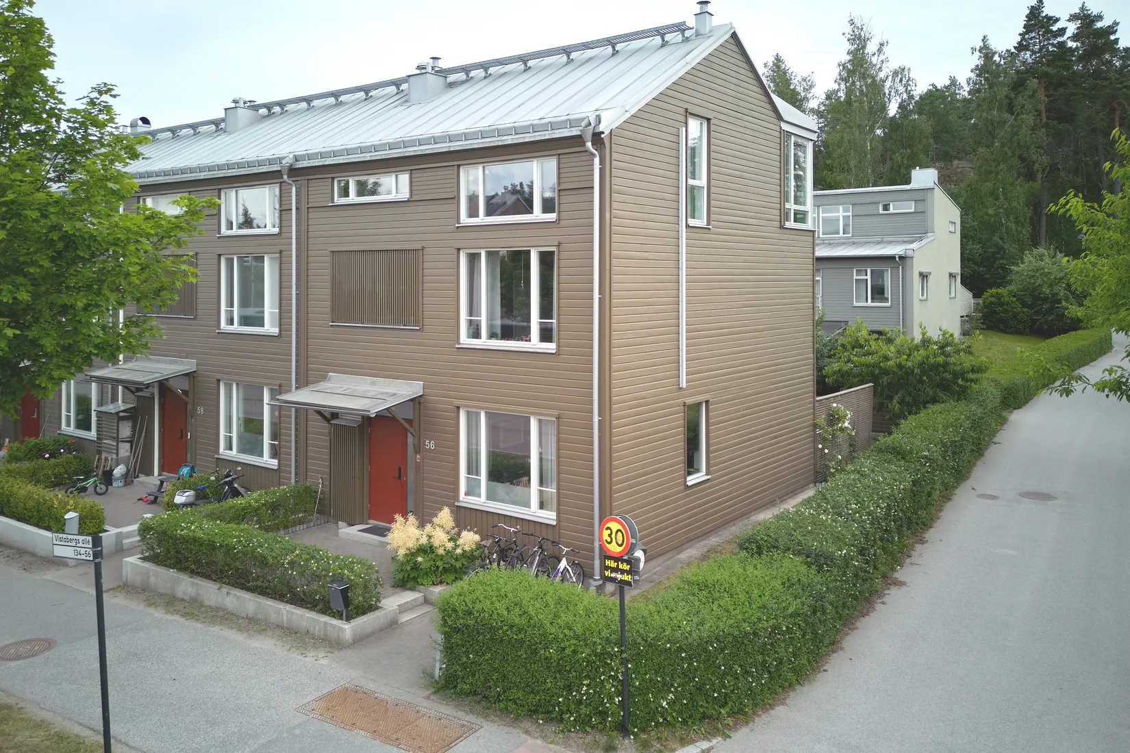 Radhus, Vistabergs allé 56, Vistaberg, Huddinge