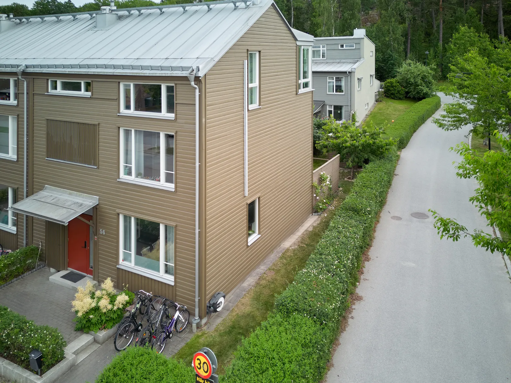 Radhus, Vistabergs allé 56, Vistaberg, Huddinge