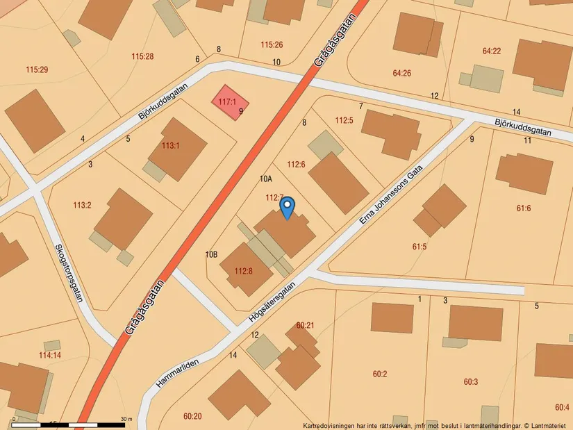 Radhus, Grågåsgatan 10A, Johanneberg, Göteborg