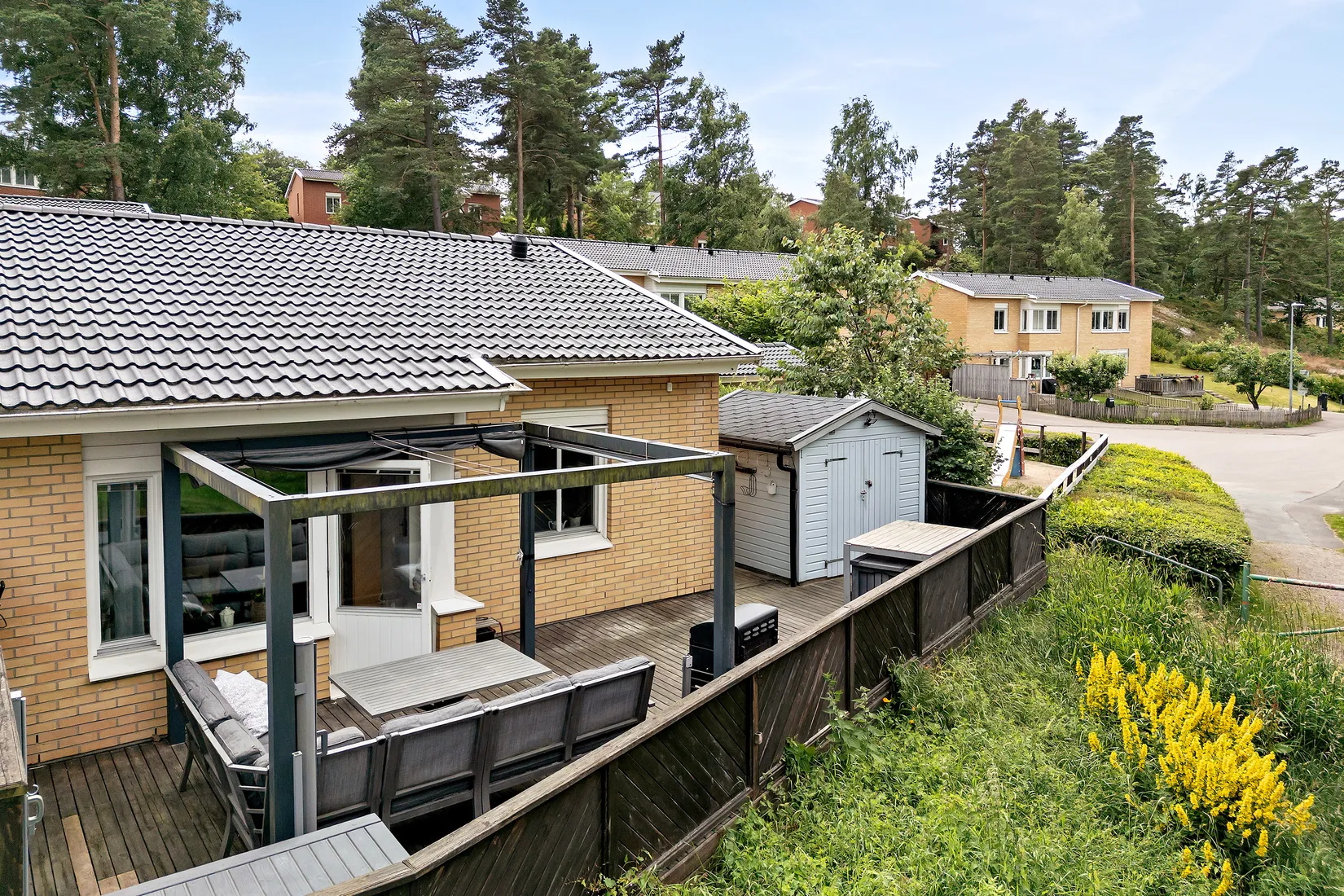 Radhus, Gräsmånadsgatan 38, Kortedala, Göteborg