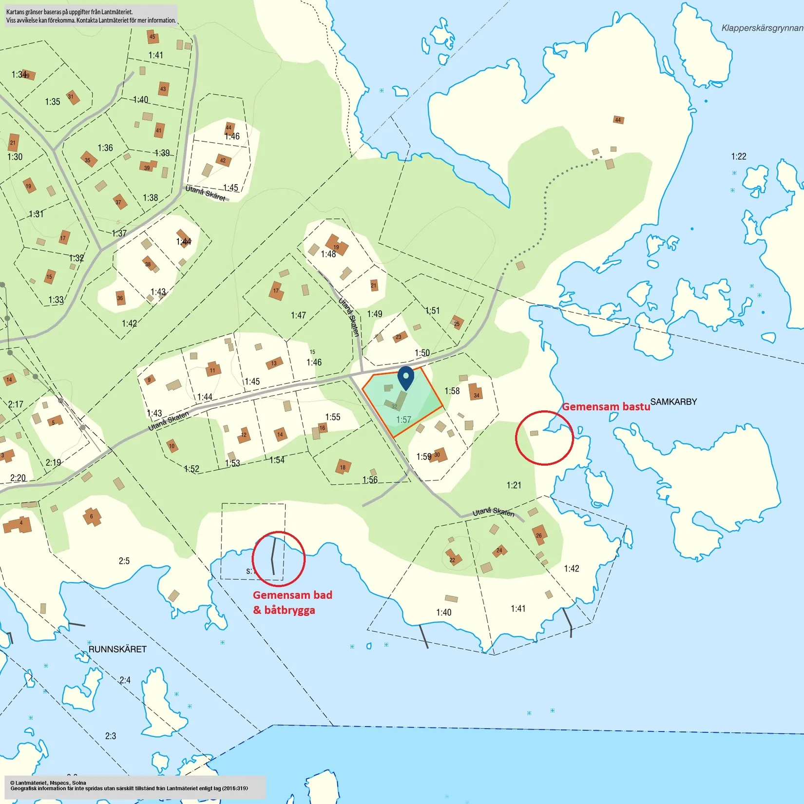 Fritidshus, Utanå Skaten 32, Norrtälje
