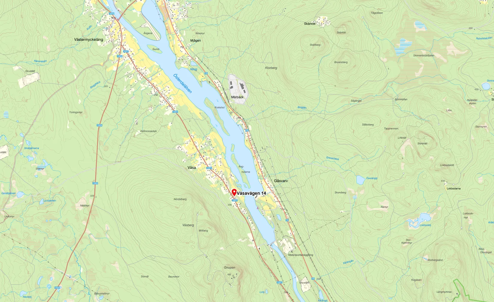 Villa, Väsavägen 15 & 14, Väsa, Älvdalen