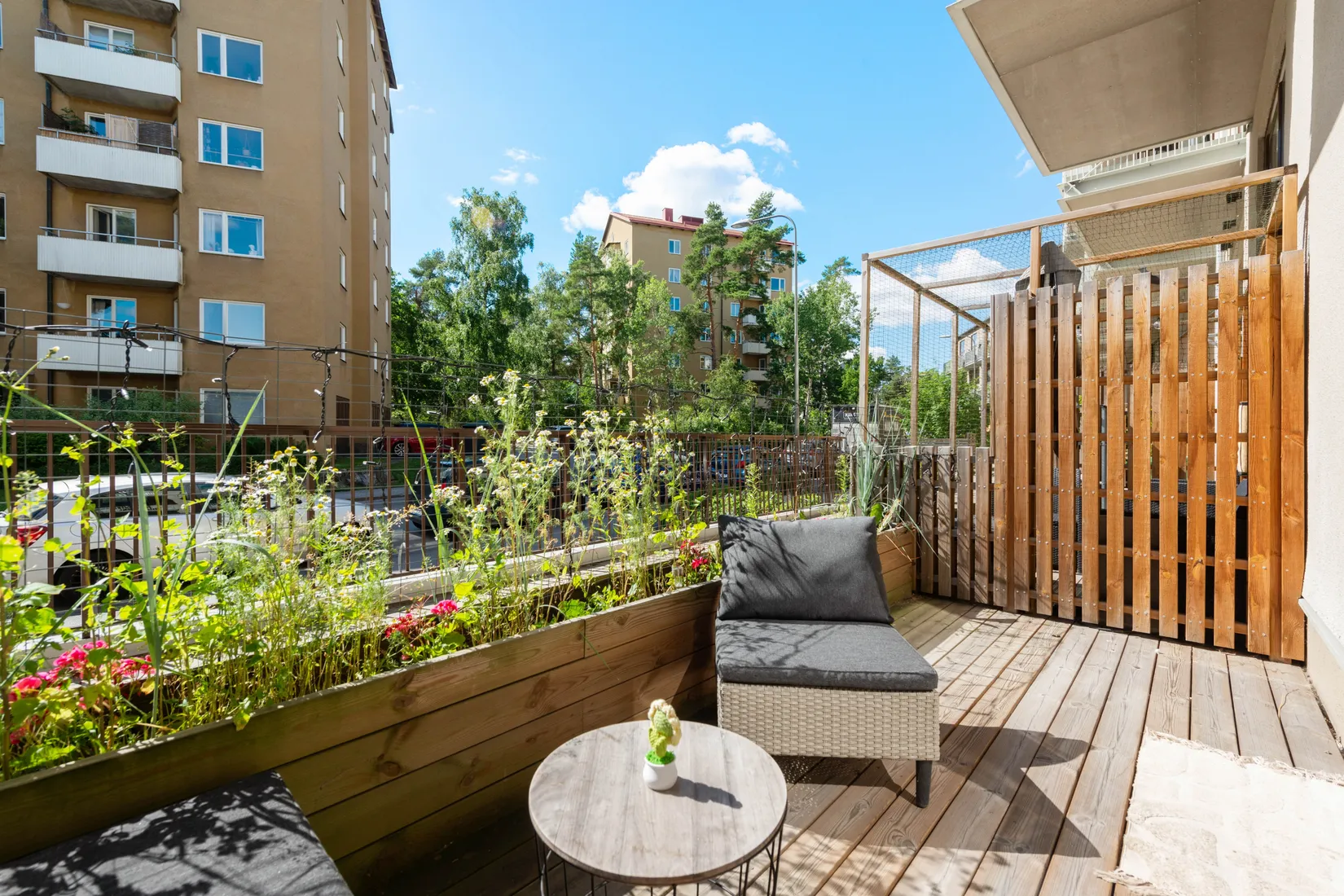 Bostadsrätt, Russinvägen 7, uteplats, Hökarängen, Stockholm