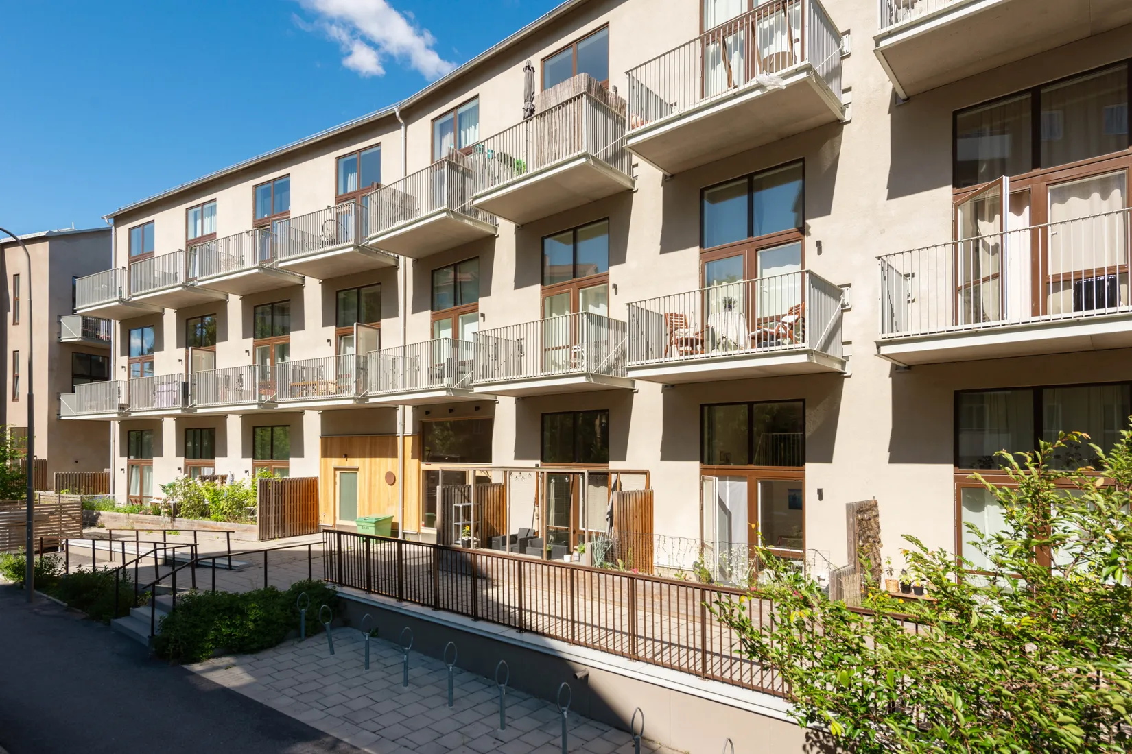 Bostadsrätt, Russinvägen 7, uteplats, Hökarängen, Stockholm