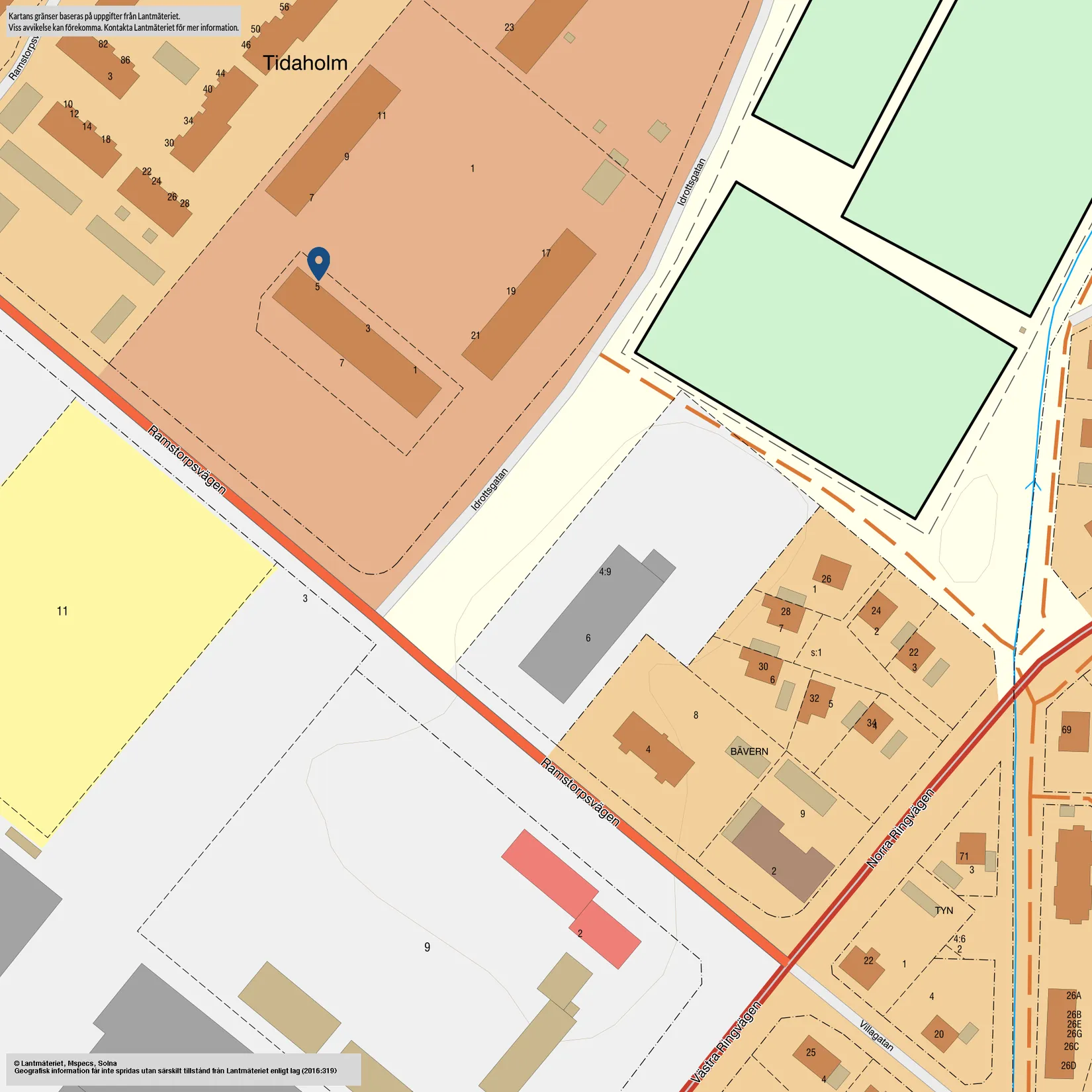 Bostadsrätt, Idrottsgatan 5, Centrum, Tidaholm