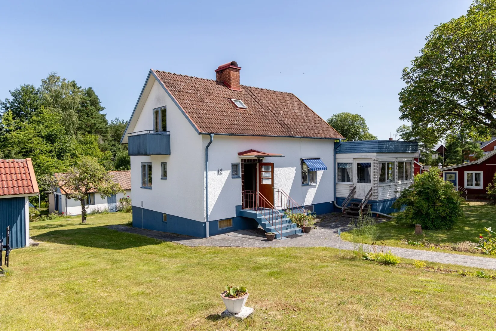 Villa, Nya vägen 12, Bockara, Oskarshamn