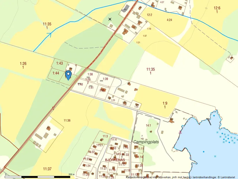 Tomt, Björkenäs 1:45, Karlskrona