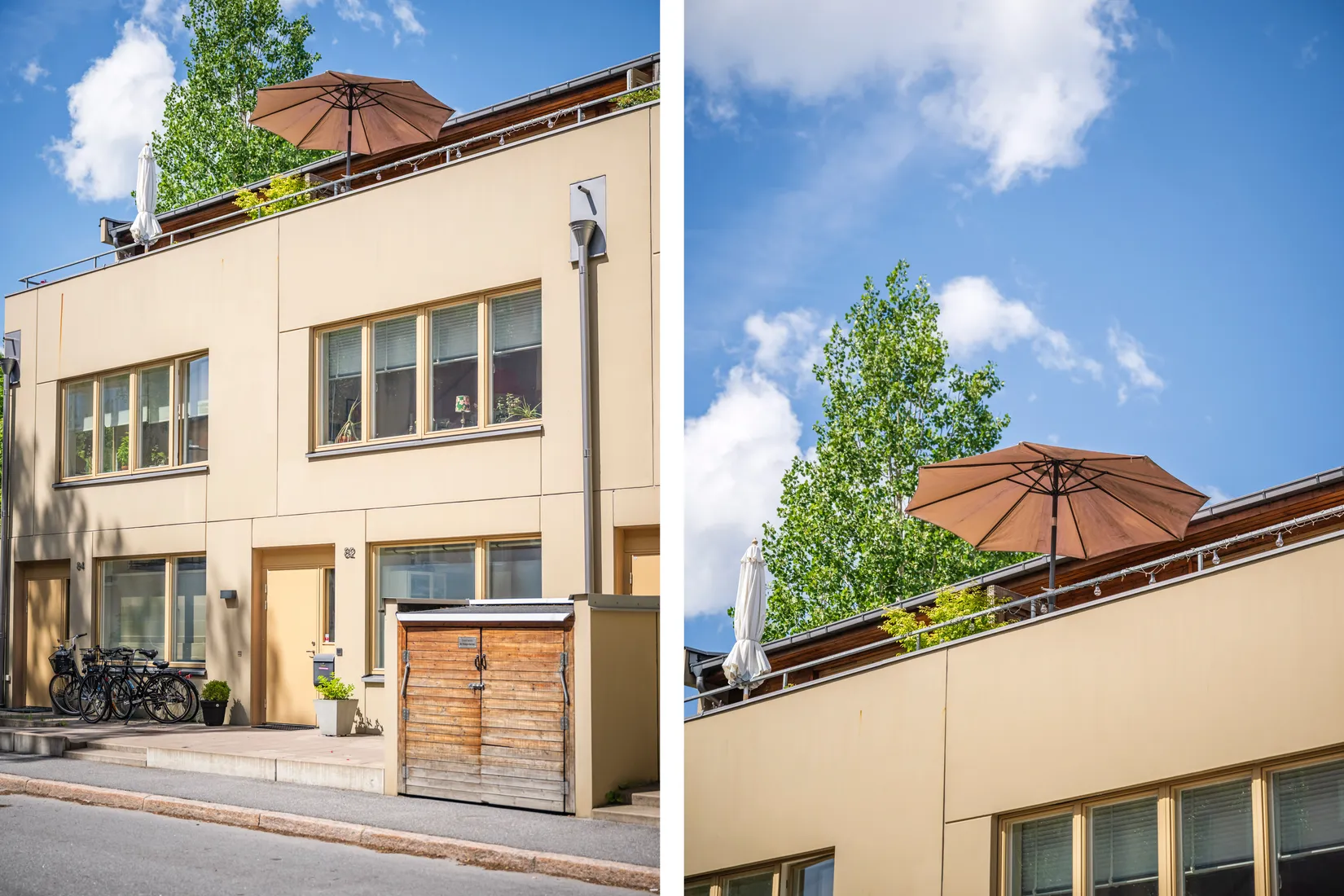 Radhus, Kransbindarvägen 82, Midsommarkransen/Telefonplan, Stockholm