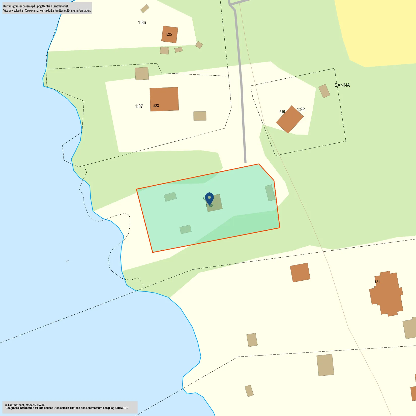 Fritidshus, Norra Sanna 521, Norra Sanna, Karlstad