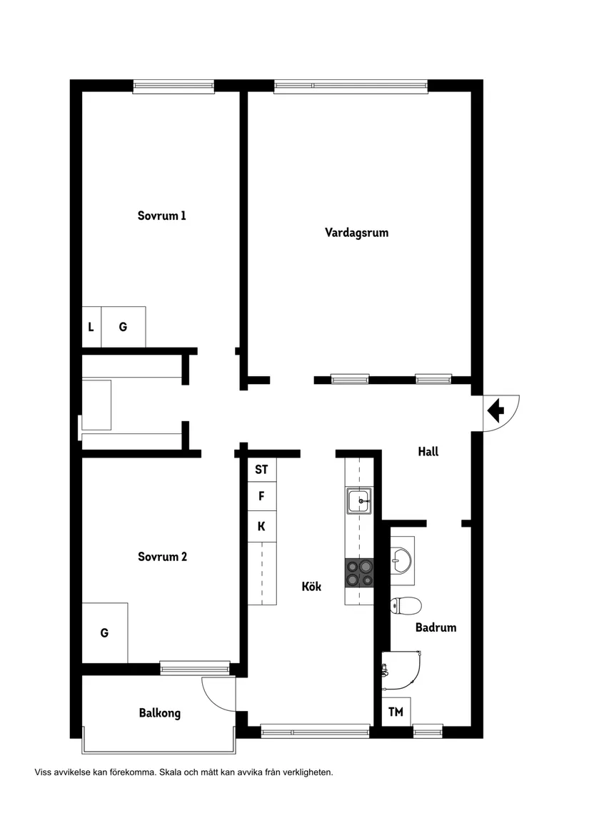 Bostadsrätt, Fyllerydsvägen 44B, Sandsbro, Växjö
