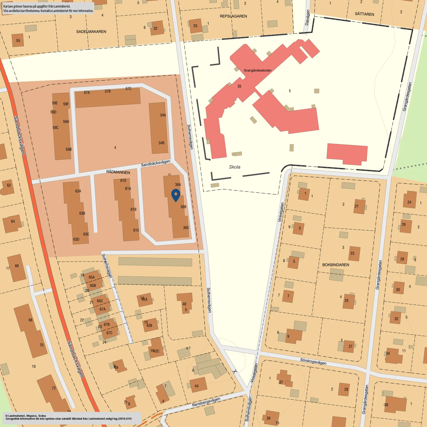 Bostadsrätt, Solhemsvägen 36B, Grangärdet, Mariestad