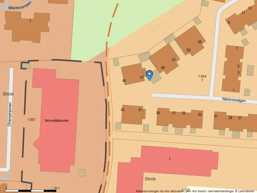 Radhus, Näckrosvägen 47, Mölnlycke-Orrekullen, Härryda
