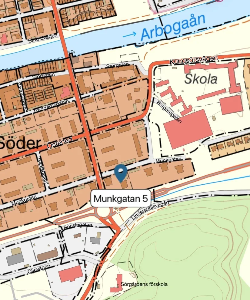 Bostadsrätt, Munkgatan 5, Nära centrum, Arboga