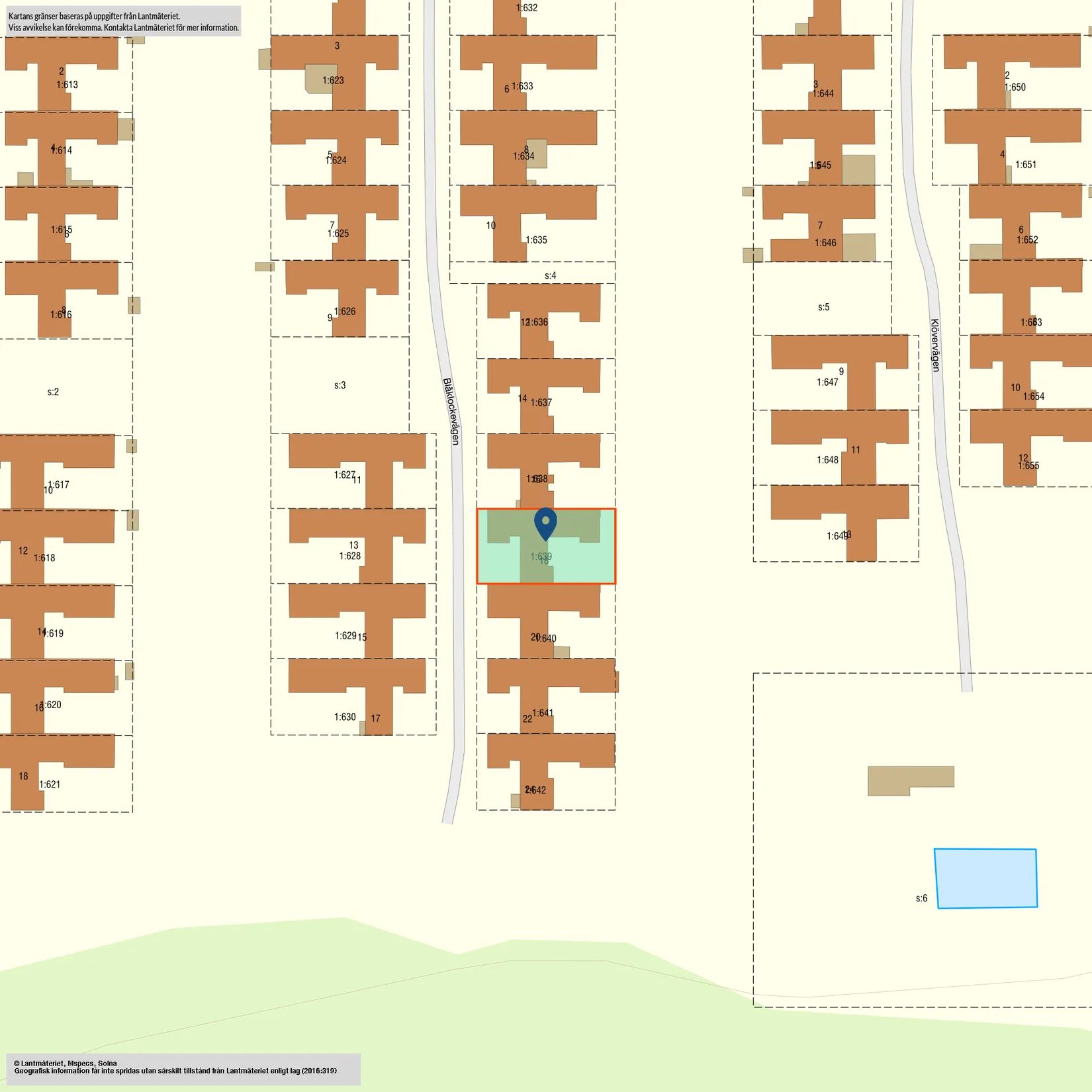 Radhus, Blåklockevägen 18, Ängsbyn, Höör