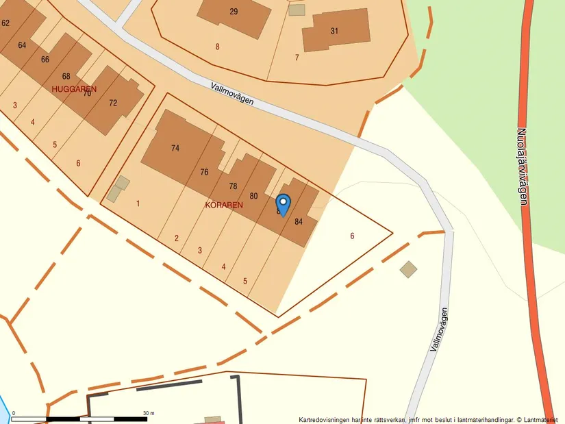 Radhus, Vallmovägen 82, Centrala Gällivare, Gällivare