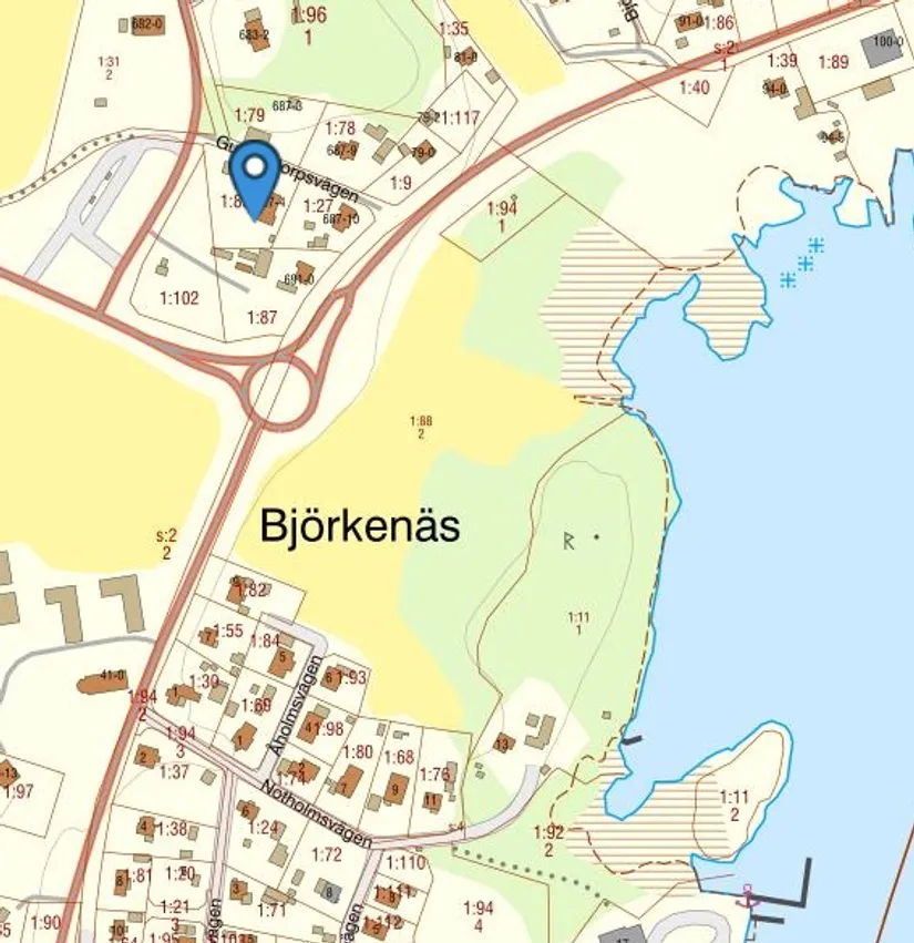 Villa, Gustavstorpsvägen 687-4, Pukavik, Karlshamn