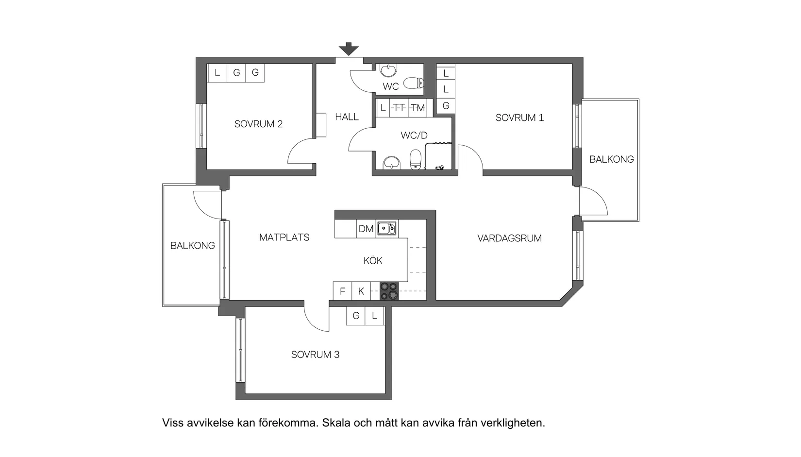Bostadsrätt, Sagovägen 24B, Tomtebo, Umeå