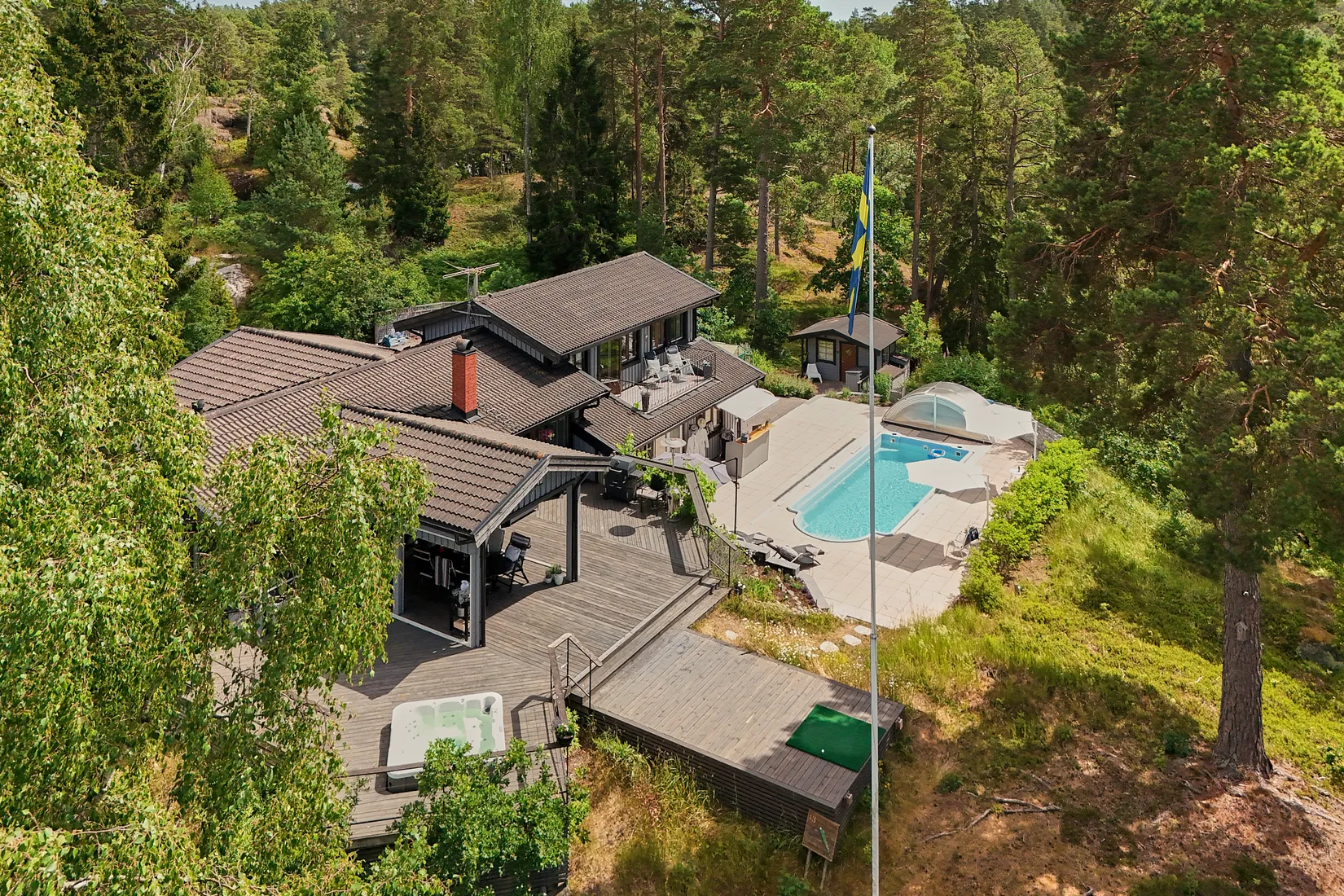 Villa, Golfvägen 2, Fågelvik, Värmdö
