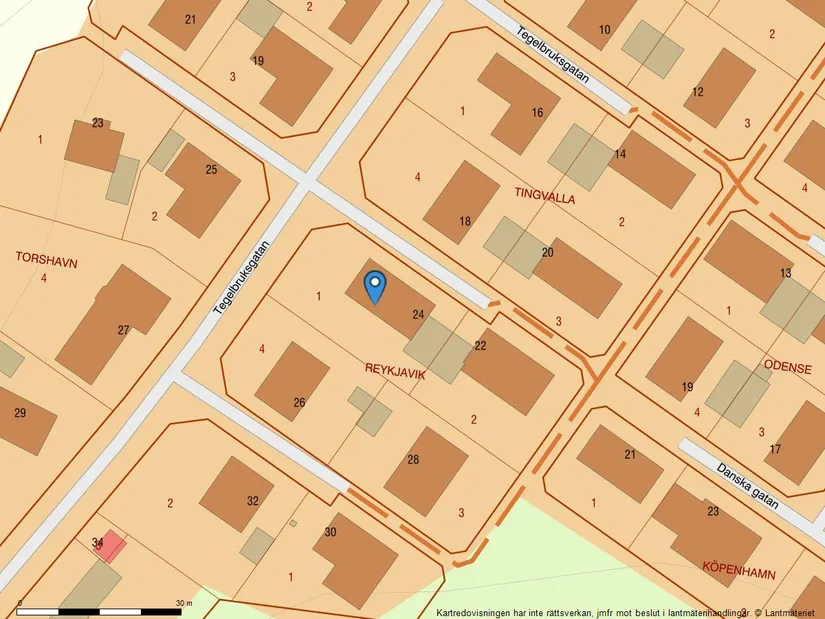 Villa, Tegelbruksgatan 24, Tegelbruket, Alingsås