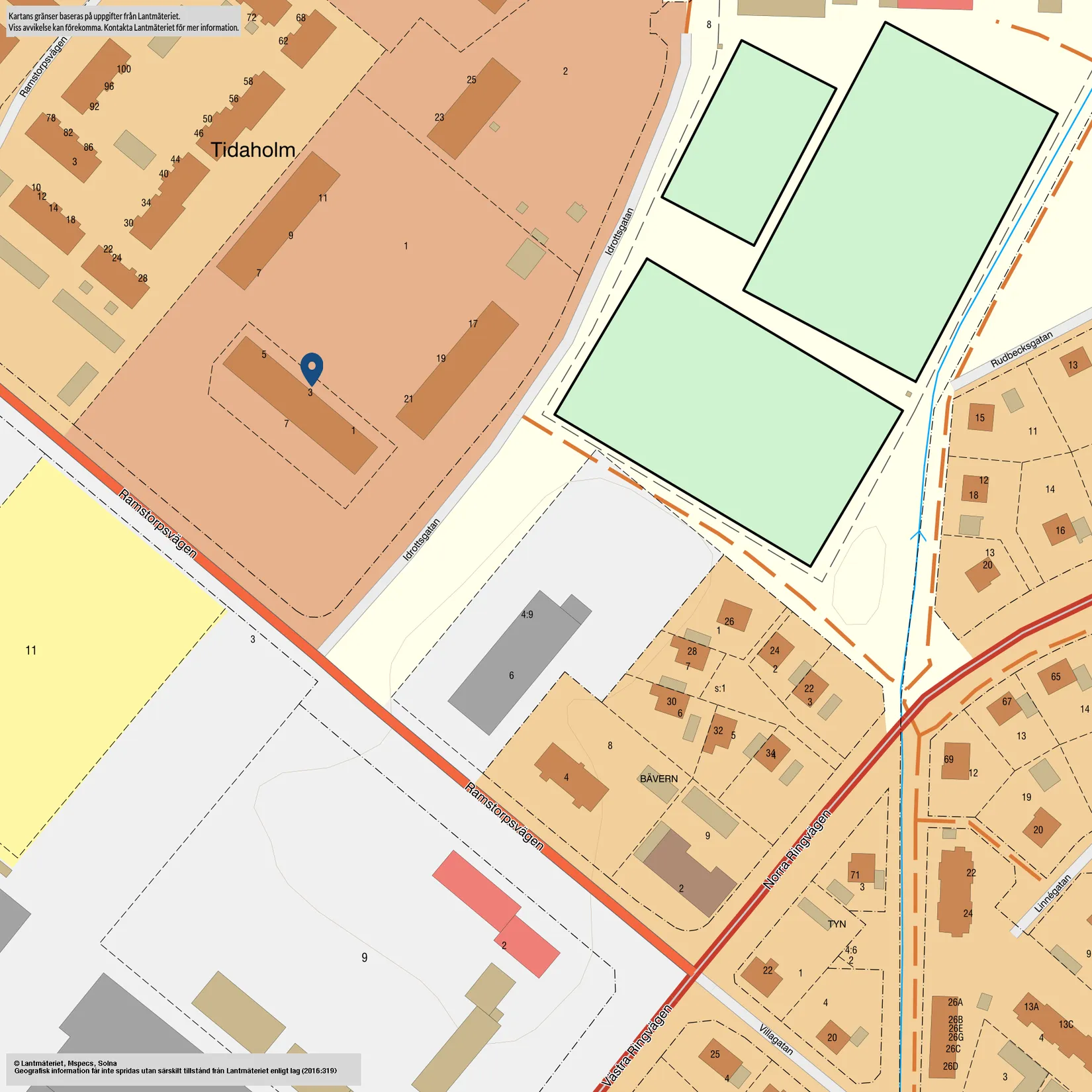 Bostadsrätt, Idrottsgatan 3, Centralt, Tidaholm