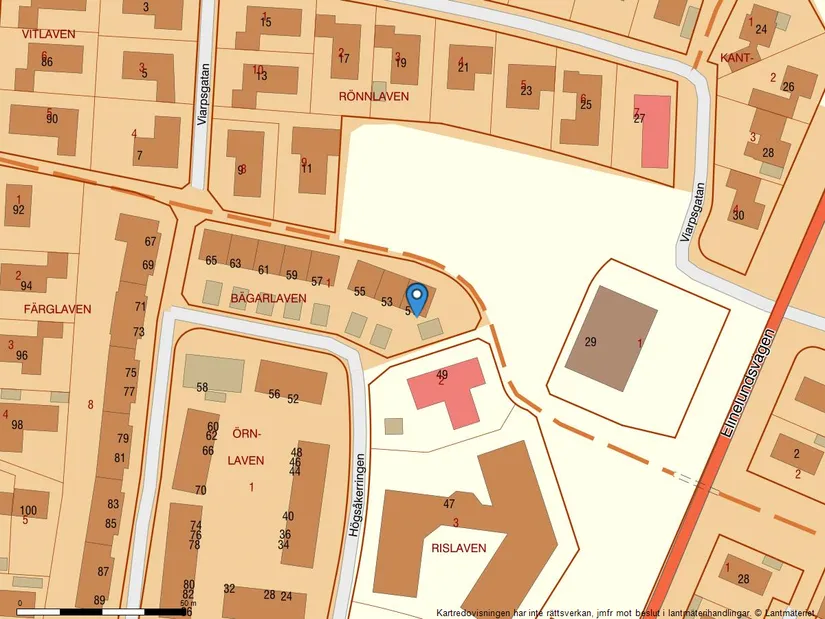Radhus, Högsåkerringen 51, Djupadal, Malmö