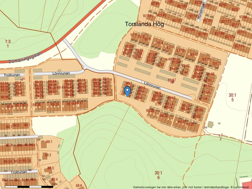 Radhus, Lönnrunan 91, Torslanda - Centrum, Göteborg