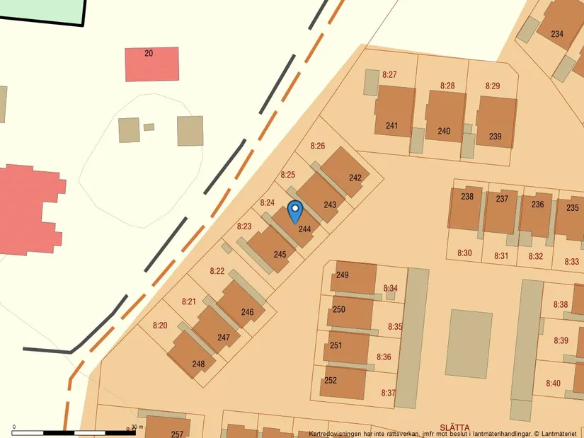 Radhus, Stångtjärnsvägen 244, Slätta, Falun