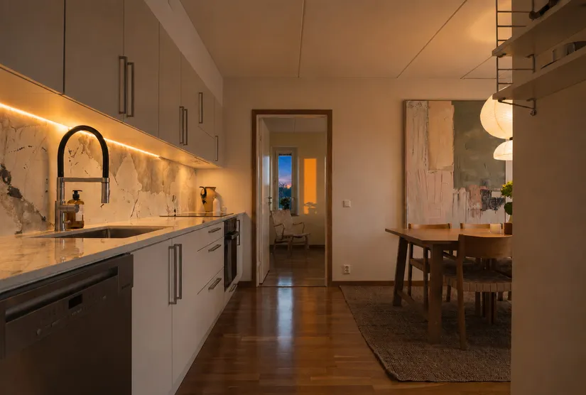 Bostadsrätt, Allén två - Högst upp i huset i Mölnlycke Centrum, Mölnlycke, Härryda