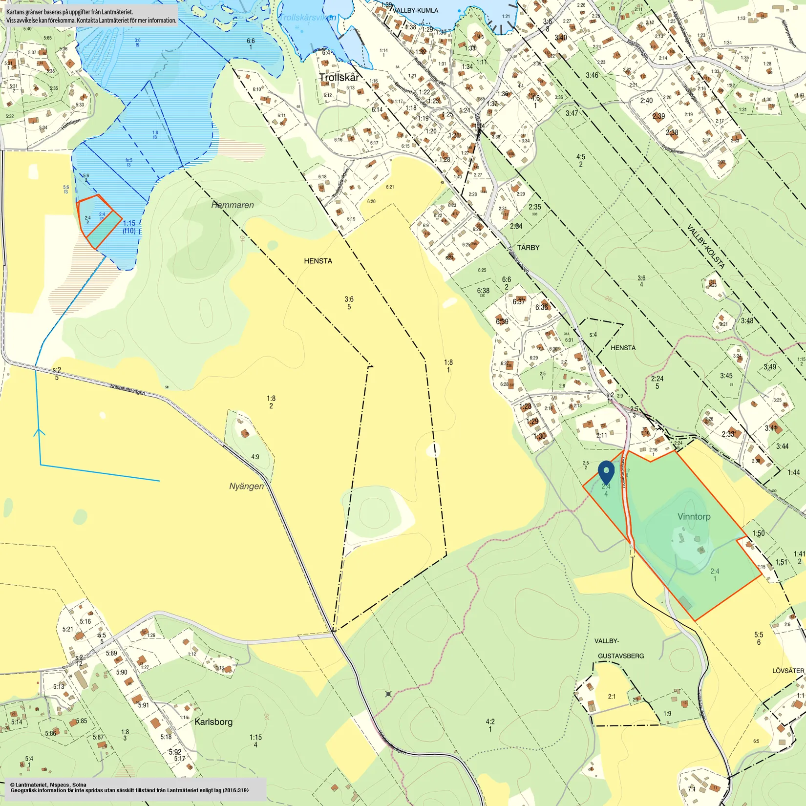 Gård/Skog, Trollskärsvägen 16, Trollskär, Eskilstuna