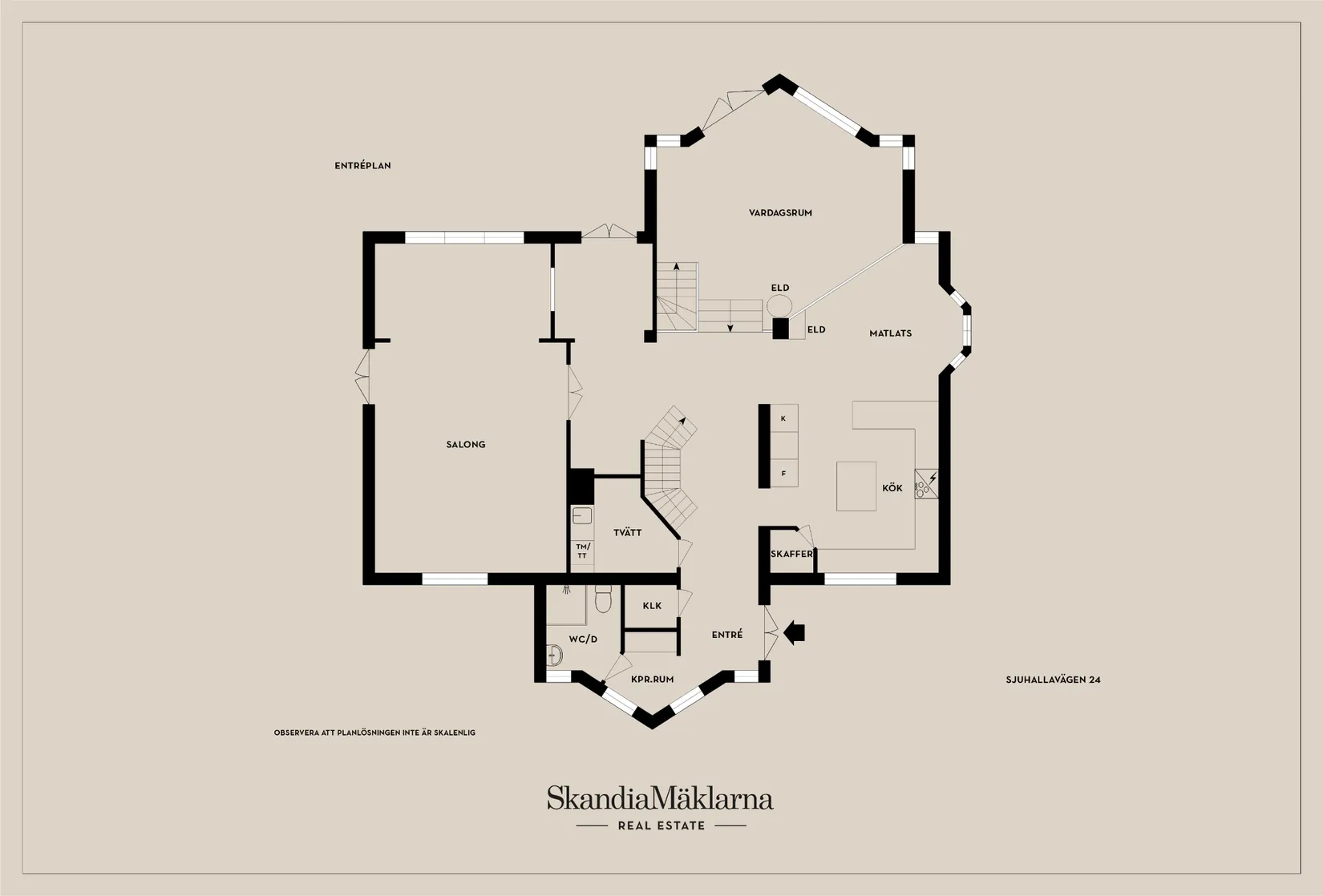 Villa, Sjuhallavägen 24, Karlskrona