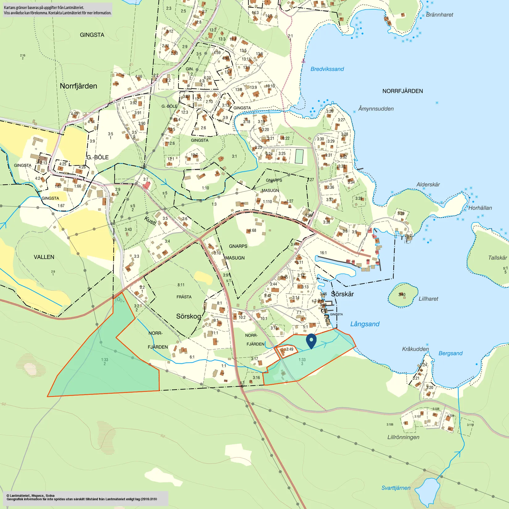 Fritidshus, Norrfjärden Långsandsvägen 11, Norrfjärden, Nordanstig
