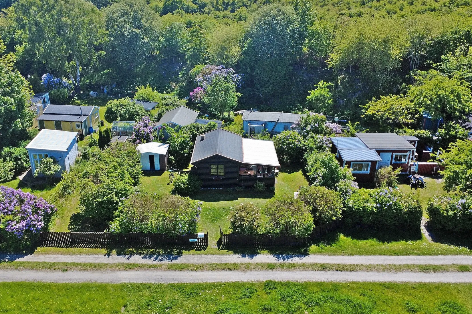 Fritidshus, Fackelrosvägen 30, Strandåsens stugförening, Sibbarp, Limhamn, Malmö