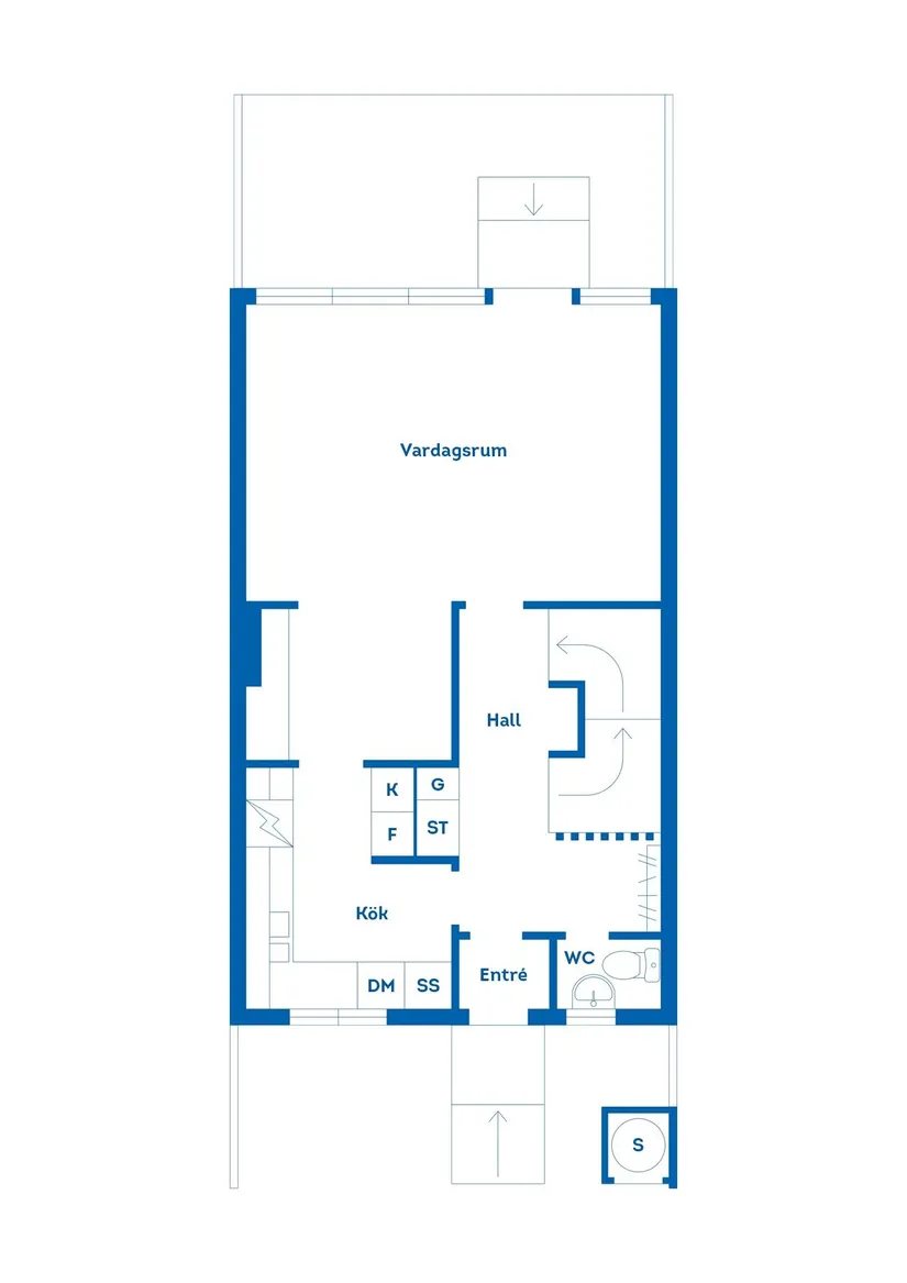 Radhus, Vikavägen 134F, Vika, Falun